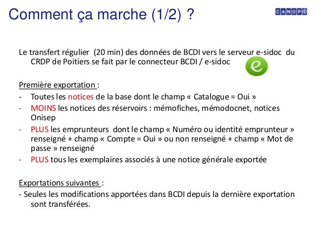 TÉLÉCHARGER NOTICES ONISEP BCDI